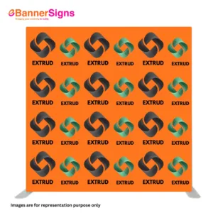 Step & Repeat Straight Pillow Case Backdrop