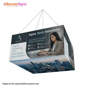 Sky Tube Square Cube Hanging Banners