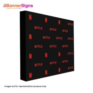 Step & Repeat Fabric Pop Up Straight Display