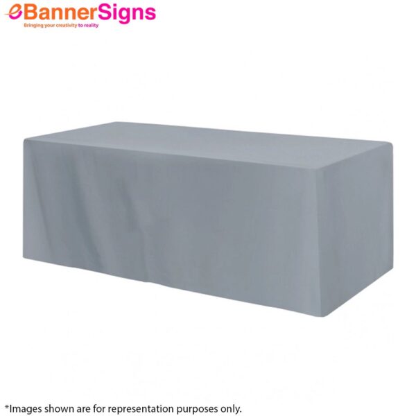 Fitted Table Cover (4-Sided Closed Back)