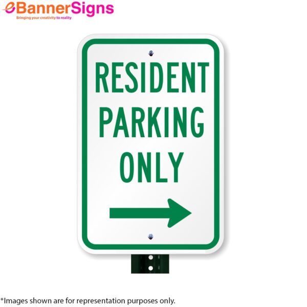 Non Reflective Metal Sign