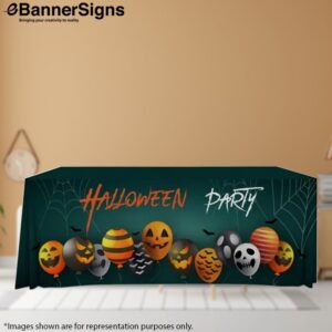 Premium Full Color Table Covers (4-Sided Closed Back)