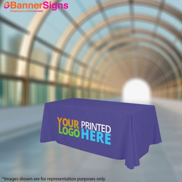 Premium Full Color Table Covers (4-Sided Closed Back)