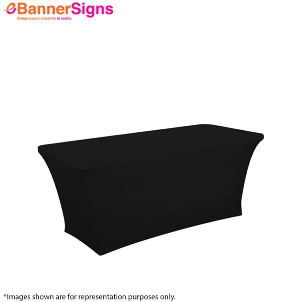 Stretch Table Cover (4-Sided Closed Back)