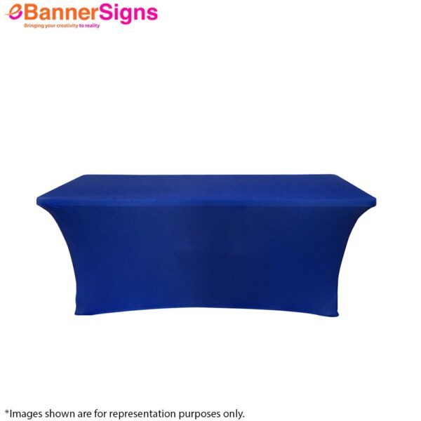 Stretch Table Cover (4-Sided Closed Back)