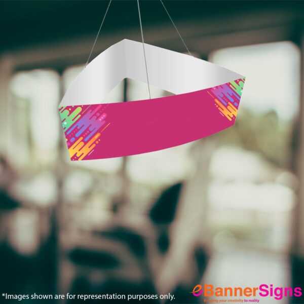 Sky Tube Curved Triangle Hanging Banners