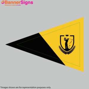 Golf Triangle Flag