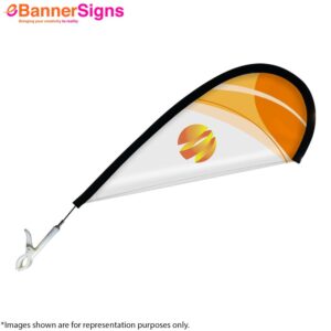 Teardrop Clip Flag