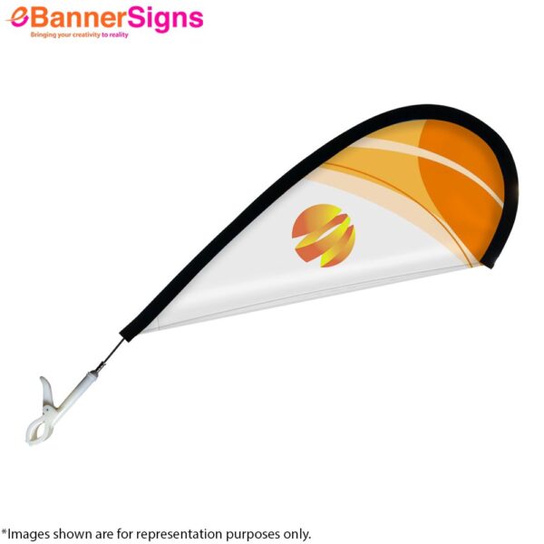 Teardrop Clip Flag