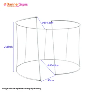 360 Spiral Photo Booth Backdrop
