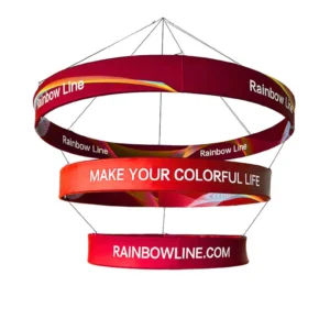 Sky Tube Circle Spiral Hanging Banner