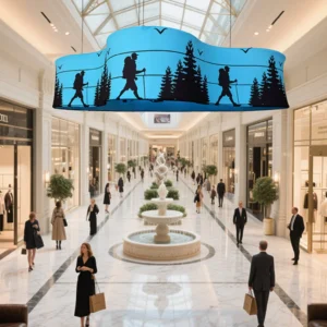 Sky Tube Cloud Shaped Hanging Banner