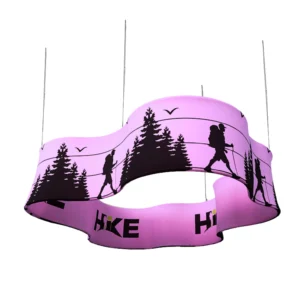 Sky Tube Cloud Shaped Hanging Banner