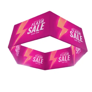 Sky Tube Hexagon Hanging Banner