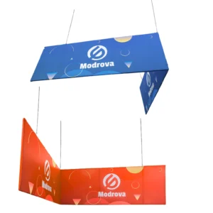 Sky Tube L Shaped Hanging Banner