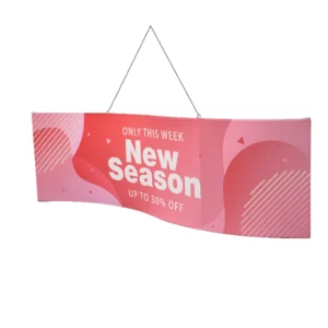 Sky Tube S-Curve Hanging Banner