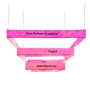 Sky Tube Square Spiral Hanging Banner