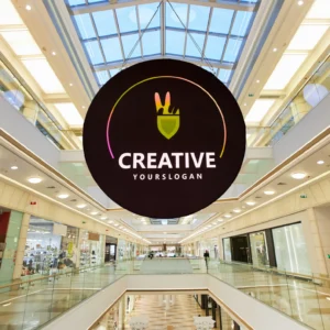 Sky Tube Vertical Disc Hanging Banner