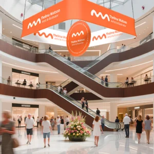 Sky Tube Vertical Disc Hanging Banner