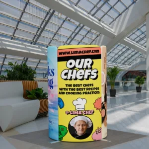 6.5x6.5ft Magnetic Modular Fabric Display A 1