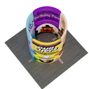 6.5x6.5ft Magnetic Modular Fabric Display A