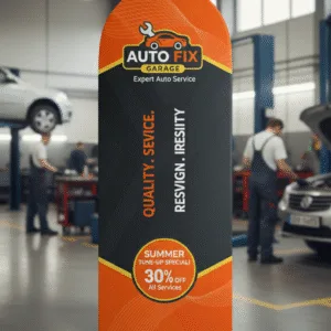 Magnetic Arch Fabric Banner Stand