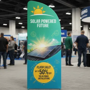 Magnetic Slope Fabric Banner Stand