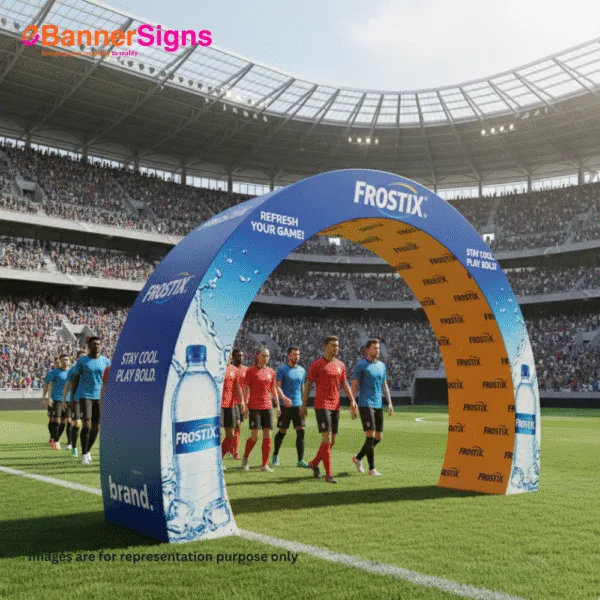 Tapered Arch Display | eBannerSigns