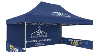 How Custom Canopies, Table Covers, & Banners Set Your Brand Apart