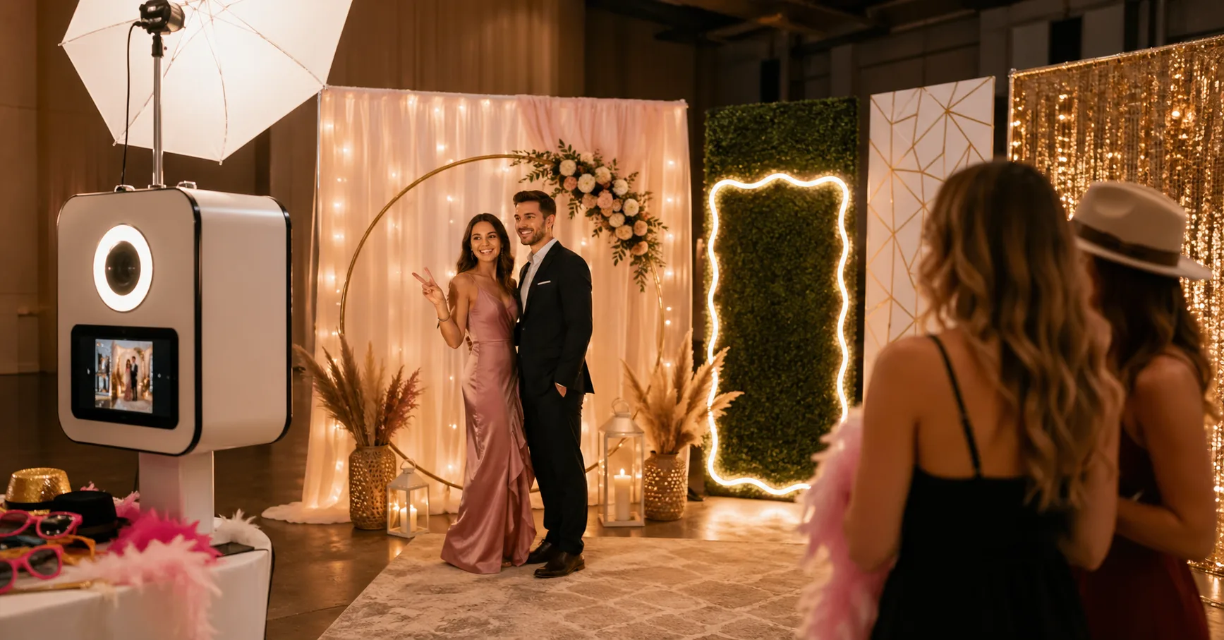 Photo Booth Backdrops Types, Customization & Event Tips