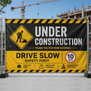 Custom Fence Banner