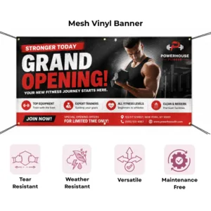 Custom Mesh Banner