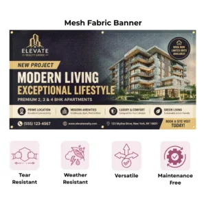 Custom Mesh Banner
