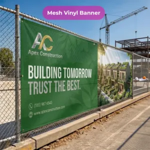 Custom Mesh Banner