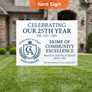 Anniversary Sign