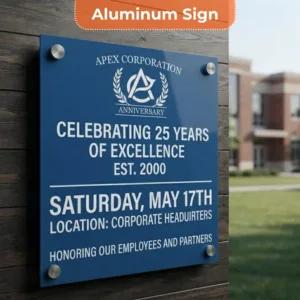 Anniversary Sign