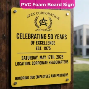 Anniversary Sign