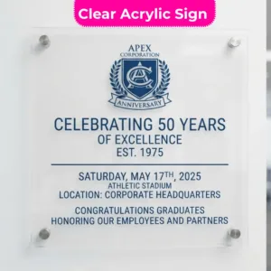 Anniversary Sign