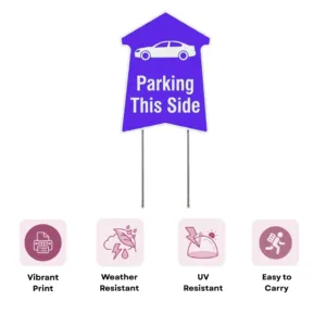 Arrow Directional Yard Sign