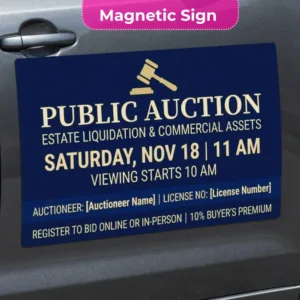 Auction Sign