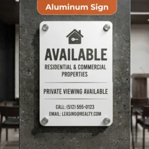 Available Sign