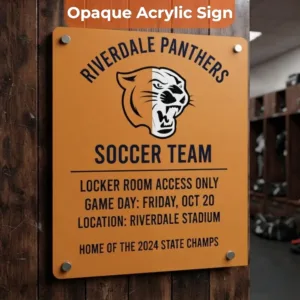 Championship Sign