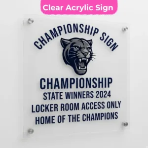 Championship Sign