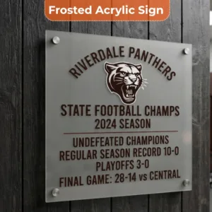 Championship Sign
