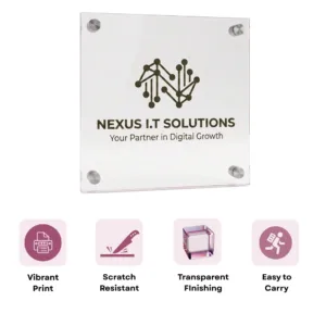 Clear Acrylic Sign