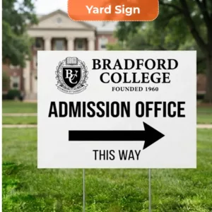 College Sign