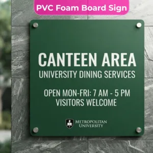 College Sign