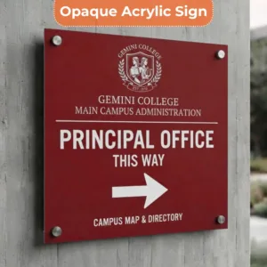 College Sign