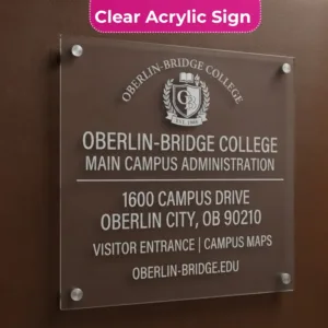 College Sign