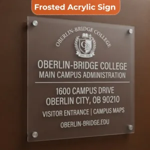 College Sign